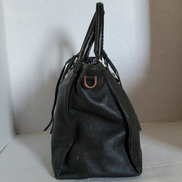 Rebecca Minkoff Bag Regan Black Pebbled Leather Shoulder Crossbody WOMEN'S WOMAN - Picture 4 of 15